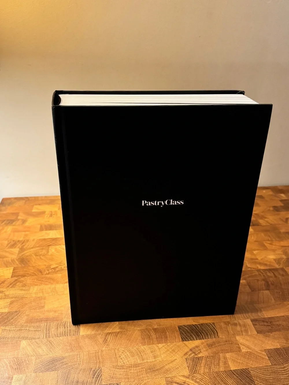 PastryClass Hardcover Pastry Cookbook - Black
